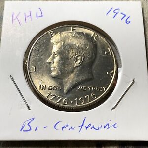 Bicentennial 1776 1976  Kennedy Half Dollar - Gold toned