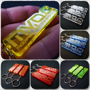 M.V.O.C - MODIFIED VAN OWNERS CLUB - Custom Made Keyrings - 6 Colours - Picture 1 of 35