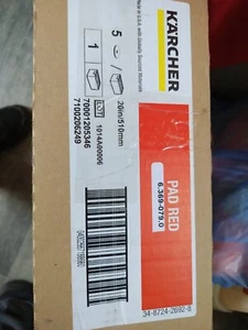 5x Karcher Cleaning Pads  red 510mmmm 20in cleaning all  floors Brand New  - Picture 1 of 1