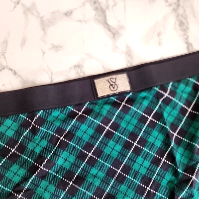 Calcinha shortie algodão logotipo VS brilho patch P M L XL XXL - Imagem 1 de 2