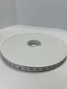 3/8” 100 Yard Spool Polyester Grosgrain Ribbon Turtle Design - Picture 1 of 3