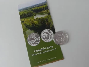 SLOWAKEI 2025 20 EURO SILBER MÜNZE COIN ST BU -LANDSCHAFTSSCHUTZGEBIET DONAUAUEN - Picture 1 of 5