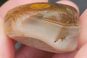 Lake Superior Achat enges Banding grob 1,4 Unzen Minnesota Fund KOSTENLOSER US-VERSAND  - Bild 1 von 6