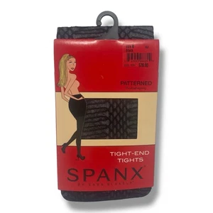 Spanx Bodyshaping Tight-End Strumpfhose schwarz Gr. B gemustert Schlankmacher Unterstützung - Bild 1 von 6