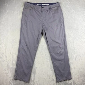 Pantalones chinos de playa Johnnie O para hombre 35x30 Marin Prepformance 5 bolsillos sarga elástica - Imagen 1 de 11