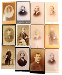 Lot photos anciennes cdv Hommes 1860 (1) - Imagen 1 de 4