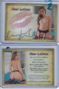 Remy LaCroix Firmato e Baciato Trading Card Collectors Expo Model #2 - Foto 1 di 1