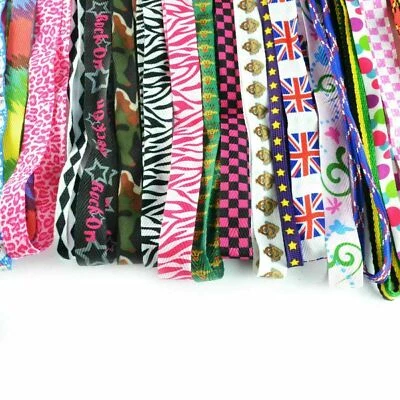 Shoe String Laces Funky Shoelaces Various Designs Lengths UK 1 pair - Image 1 of 4