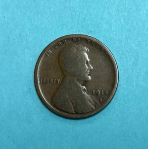 Centavo Lincoln Wheat 1914 S ~ centavo de Estados Unidos ~ moneda antigua de Estados Unidos - Imagen 1 de 9