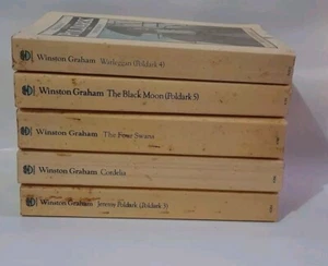 Winston Graham Poldark Book Series Set Of 5 Bundle Bulk Small Paperback Vintage - Picture 1 of 13