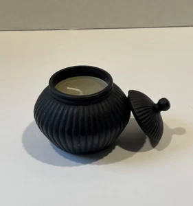 Beacon Hill Black Ceramic Candle with Lid - Picture 1 of 5