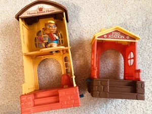 Mattel Hub Bubs 1975 Home Sweet Home Vintage Tower Toy PlaySet Fire Station - Picture 1 of 4