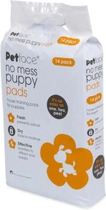 Petface 14 Pack No Mess Puppy Pads Scented Odour Free & Moisture Lock Clean Dry - Picture 1 of 8