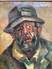 Rare Original Fauvist Painting Like Andre Derain Portrait Man Original Oil 1920