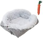 Linke Cat Cushion Bed Super Soft & Fluffy Puppy Kitten Sleeping Bag 61X51cm, Fo