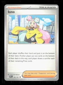 Tarjeta TCG Pokémon Iono 080/091 SV: Paldean Fates CB-1-9-D-29 - Imagen 1 de 7