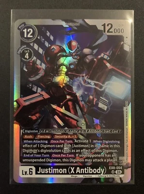 Justimon (X-Antibody) - EX8-054 SR - Chain of Liberation - Digimon TCG - Image 1 of 3