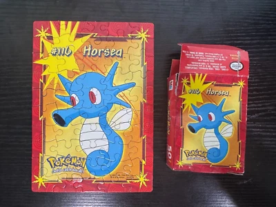 1999 Pokémon Hasbro 5 x 7 " Mini Puzzle | Horsea #116 | Nintendo | Complete - image 1 of 4