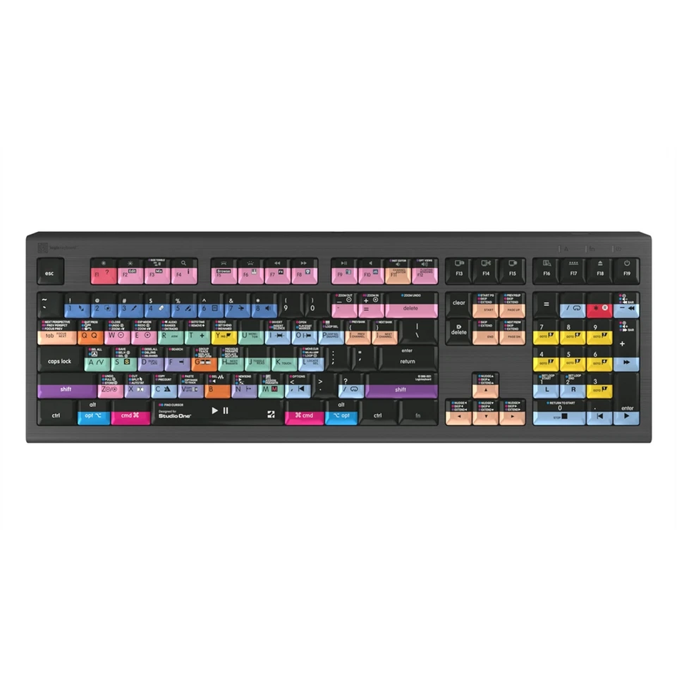 Logickeyboard Presonus Studio One 4 MAC Astra 2 Backlit Shortcut Keyboard - Image 1 of 1
