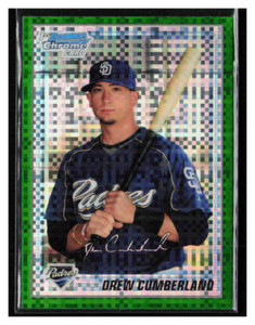 2010 Bowman Chrome Pros Green X-Fractor #BCP140 Drew Cumberland