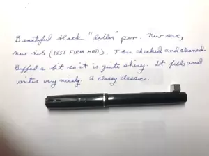 Black Esterbrook "Dollar " Pen -Refurb. - Picture 1 of 5