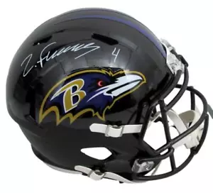 Réplica de Velocidad Autografiado Zay Flowers Ravens Beckett 181028 - Imagen 1 de 6