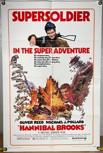 HANNIBAL BROOKS FF ORIGINAL ONE SHEET MOVIE POSTER OLIVER REED (1969) - Picture 1 of 1
