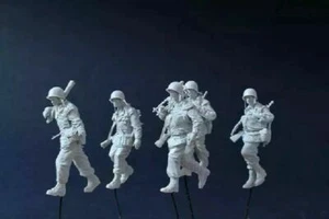 1/35 5 pz kit modellino figure in resina soldati statunitensi marines seconda guerra mondiale seconda guerra mondiale non verniciato non assamb - Foto 1 di 12