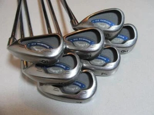 Callaway iron set STEELHEAD X-16 4,5,6,7,8,9,Pw K’s2001 FLEX-R used - Picture 1 of 18