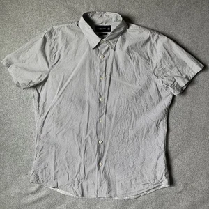 Abercrombie & Fitch Button Up Hemd Herren Größe XL Super Slim Stretch Weiß - Bild 1 von 13