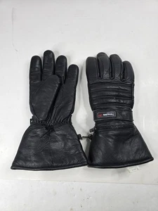Guantes de cuero Guantelete Thinsulate para hombre S pequeños negros RC primera motocicleta EE. UU. - Imagen 1 de 8