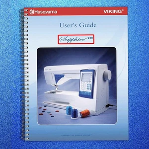 HUSQVARNA Viking Sapphire 930 User Instruction Manual - TOUGH LOOP BINDING - Picture 1 of 5
