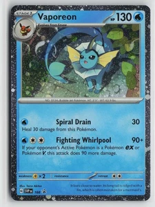 Pokemon Vaporeon - 168 SV: Scarlet & Violet Promo Cards Promo card - Picture 1 of 2