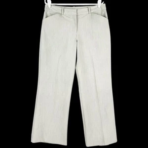 Worthington Damen Modern Fit Stretch Grau Hose Größe 12 Gerades Bein Mittlerer Bund - Bild 1 von 12