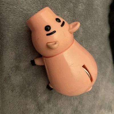 NEW VTG Toy Story Hamm Pop Up Coin Action Figure Disney ThinkWay Toys Pixar 1995 - Image 1 of 4