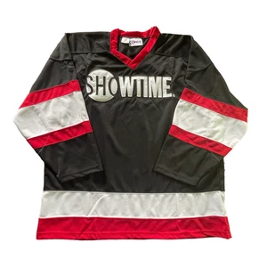 VINTAGE Kobe Showtime TV Network Hockey Jersey Canada Black & Red XL Men - Picture 1 of 9