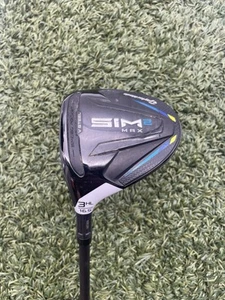 Lefty TaylorMade SIM 2 Max #3HL-16.5* Fairway Wood, Aldila Rogue Stiff Flex - Picture 1 of 5
