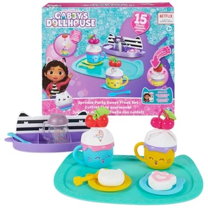 Gabby’s Dollhouse, Sprinkle Party Sweet Treat Set, Pretend Play Kitchen Hot C... - Picture 1 of 9