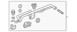 Genuine GM Air Conditioning Evaporator Hose 84586761 - Picture 1 of 3
