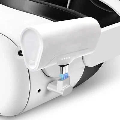 Battery Pack for Oculus Quest 2, 4800Mah Rechargeable Power Bank for Oculus Meta