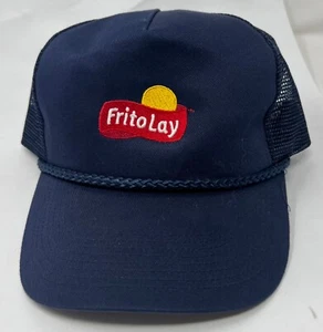 Cappello camionista Frito Lay a scatto in rete con logo ricamato blu - Foto 1 di 6