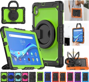 For Lenovo Tab M10 HD FHD M10 Plus 3rd Gen Heavy Duty Rotating Strap Case Cover - Picture 1 of 165