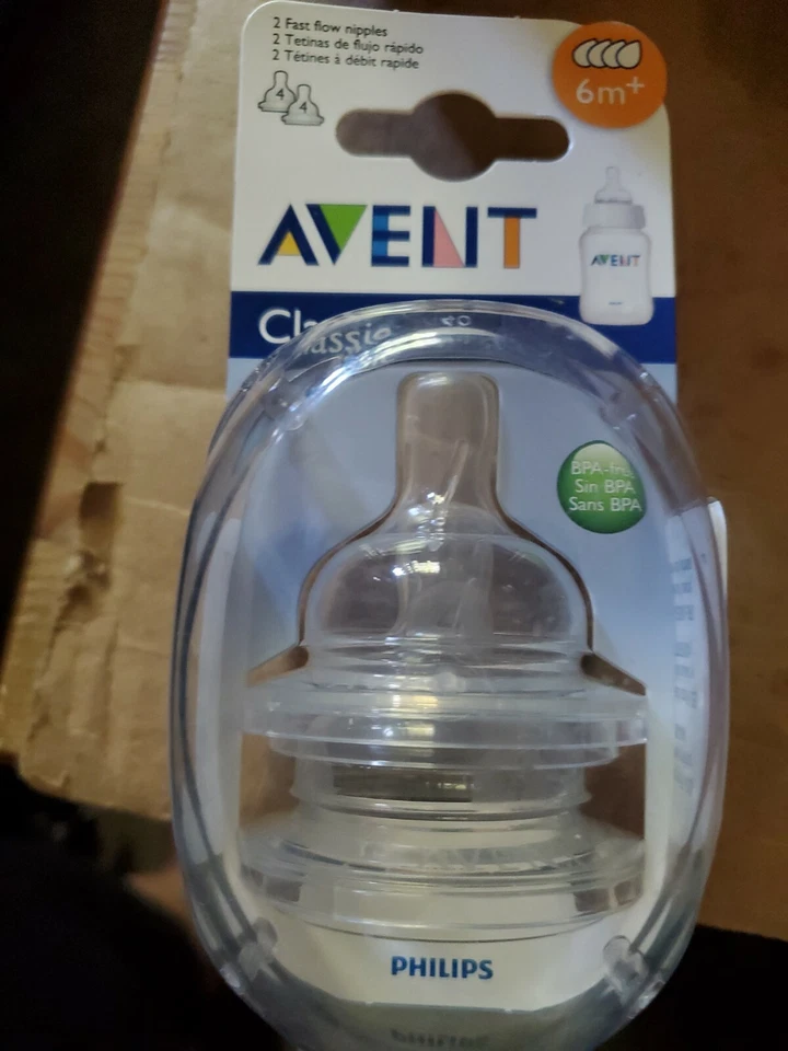 Mamilos de fluxo rápido AVENT Classic 6m+ 2 #4 - Imagem 1 de 1