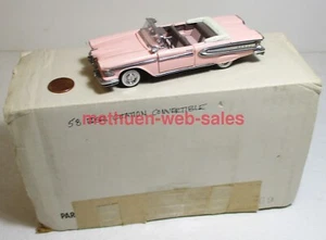 Franklin Mint~1958 Edsel Citation Convert.~Pink~1:43~Die Cast Metal~Original Box - Picture 1 of 1
