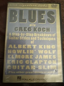 Blues with Greg Koch (DVD) Step by Step Breakdown of Guitar Styles & Techniques - Picture 1 of 2