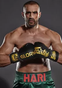 Original GLORY Fairtex Limited Edition Boxhandschuhe Leder schwarz/gold SCHNÜRUNG - Bild 1 von 9