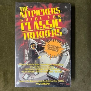 The Nitpicker's Guide for Classic Trekkers by Phil Farrand - HC/DJ - Picture 1 of 8