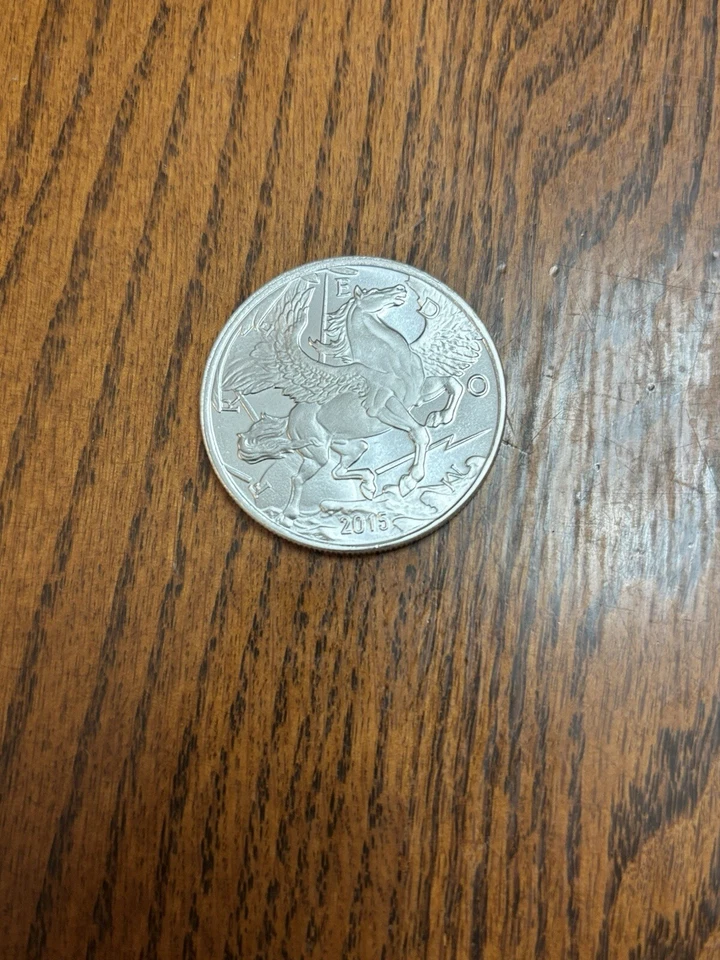 2015 Freedom Pegasus 1 特洛伊盎司 0.999 银色  — 第 1/2 张图片