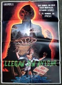 It Came Without Warning 1980 Cult Horror Original Spanish Movie Poster Great art - Picture 1 of 1