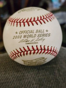 Rawlings 2000 World Series Official Ball Baseball Yankees Mets Subway Series - Picture 1 of 3